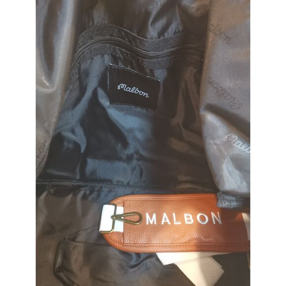 Malbon Waterproof Duffel Bag for Travel, Golf, and Gym Sports Gear - Picture 4 of 4